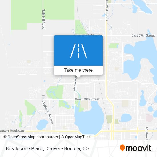 Bristlecone Place map