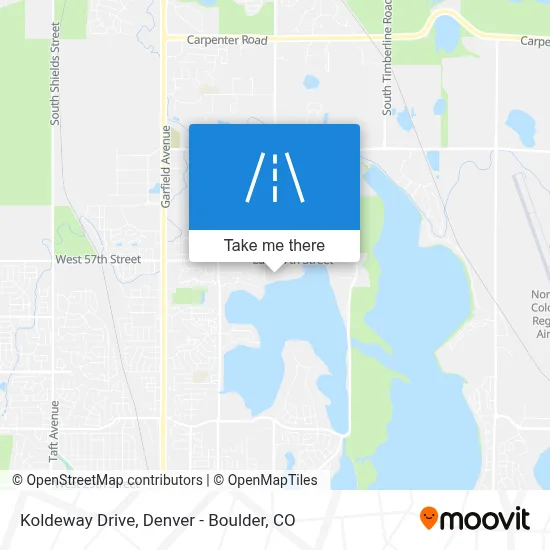 Koldeway Drive map
