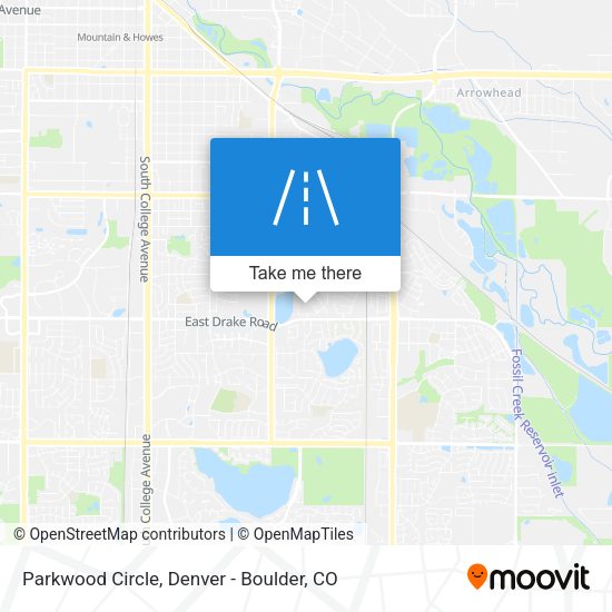 Parkwood Circle map