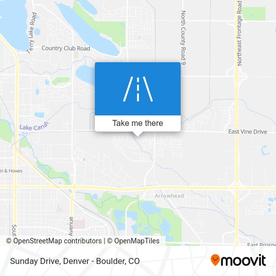 Sunday Drive map