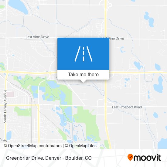 Mapa de Greenbriar Drive
