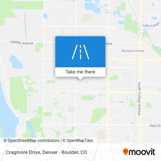 Mapa de Cragmore Drive