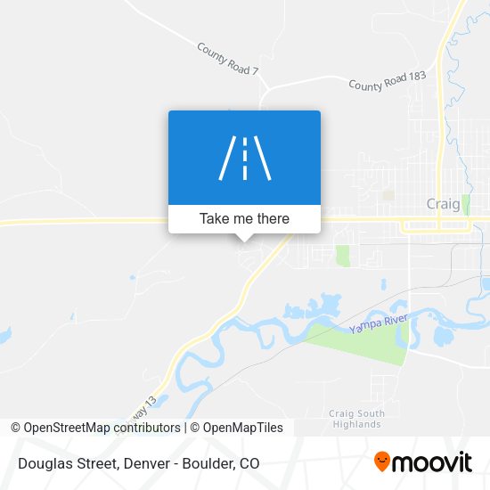 Mapa de Douglas Street