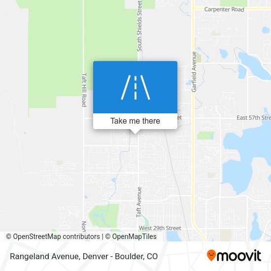 Rangeland Avenue map