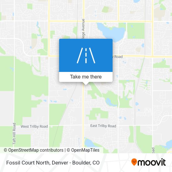 Fossil Court North map
