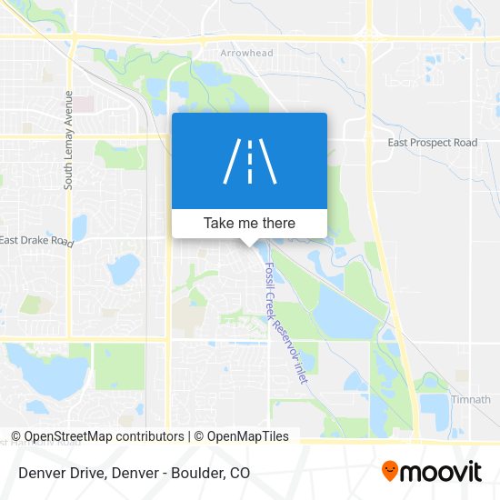 Denver Drive map