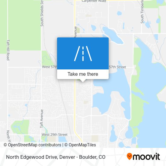 Mapa de North Edgewood Drive
