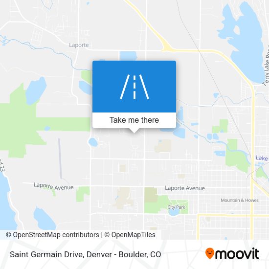 Mapa de Saint Germain Drive