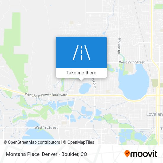 Montana Place map