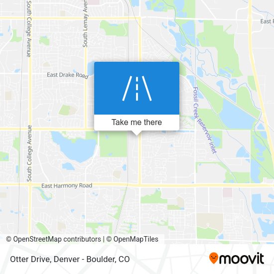 Otter Drive map