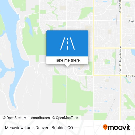 Mesaview Lane map