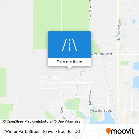 Winter Park Street map