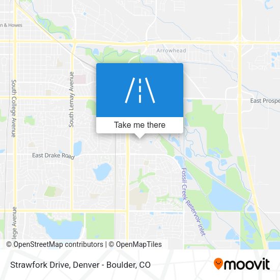Strawfork Drive map
