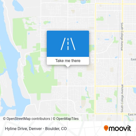 Mapa de Hyline Drive