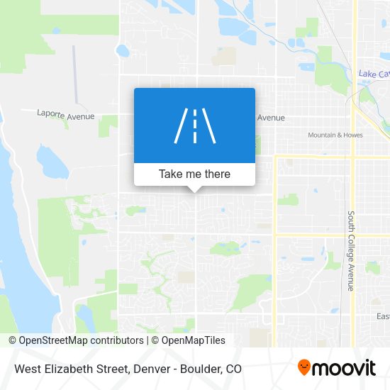 West Elizabeth Street map