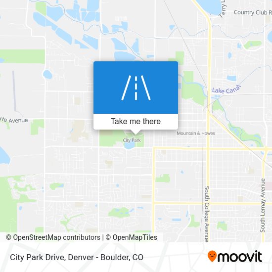 City Park Drive map
