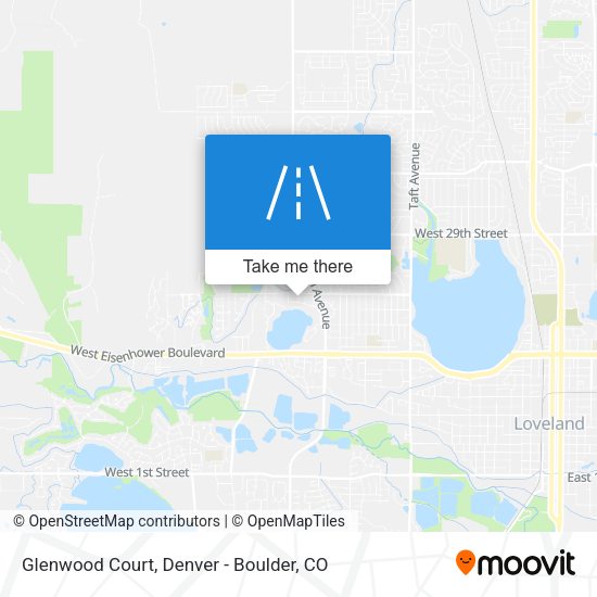 Mapa de Glenwood Court
