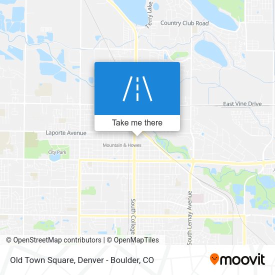 Old Town Square map