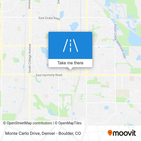 Monte Carlo Drive map