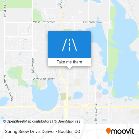 Spring Snow Drive map