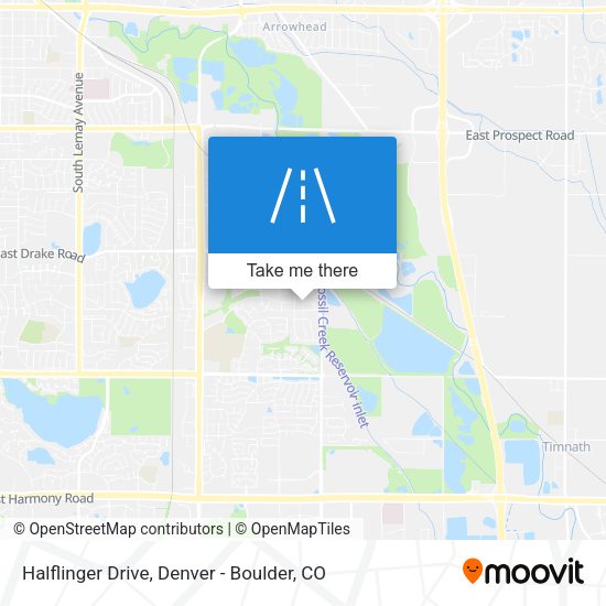 Halflinger Drive map