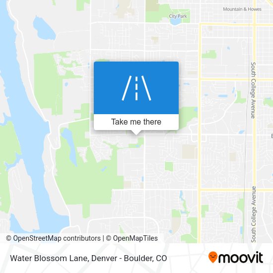 Mapa de Water Blossom Lane