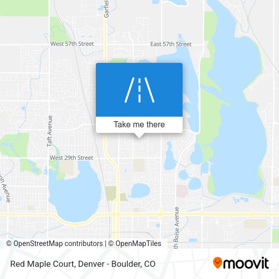 Red Maple Court map