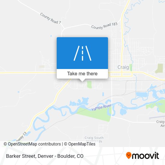 Mapa de Barker Street