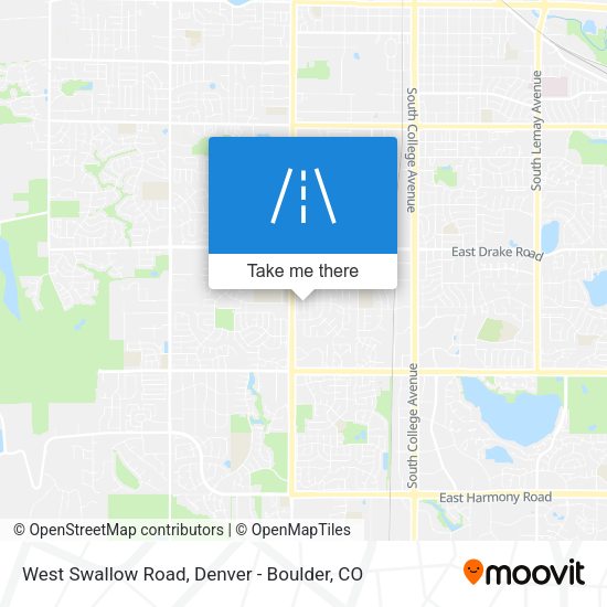 West Swallow Road map