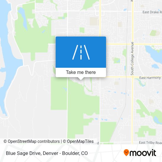 Blue Sage Drive map