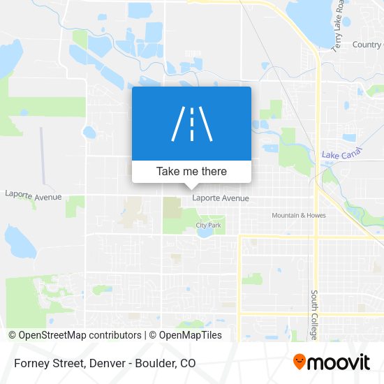 Forney Street map