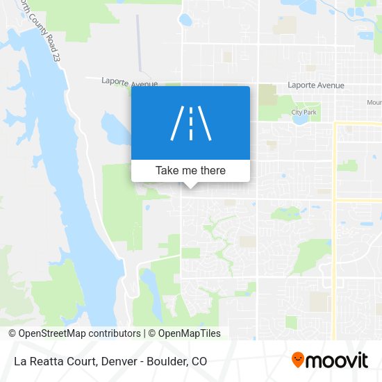 La Reatta Court map