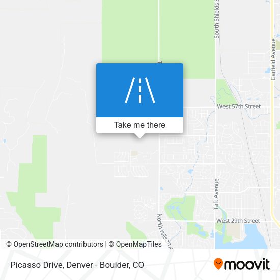 Mapa de Picasso Drive