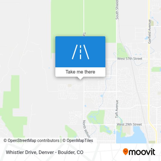 Whistler Drive map