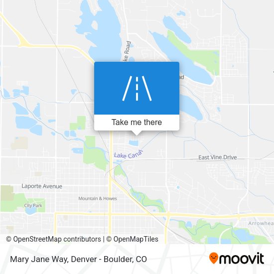 Mary Jane Way map