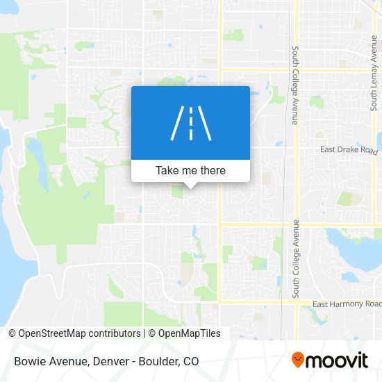 Bowie Avenue map