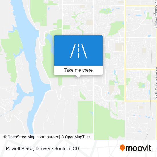 Powell Place map