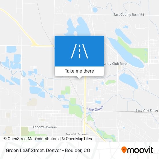 Green Leaf Street map