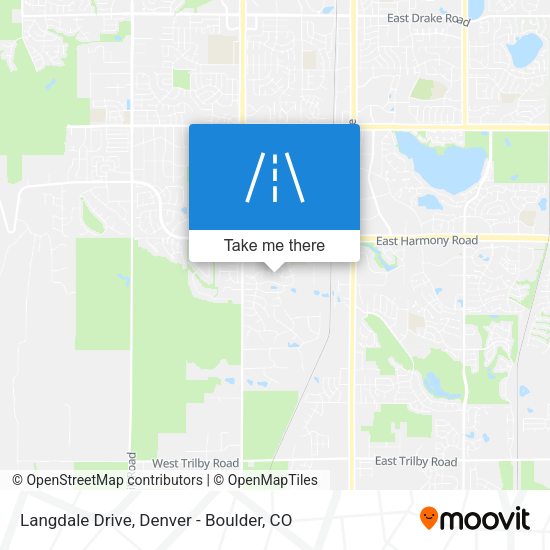 Langdale Drive map