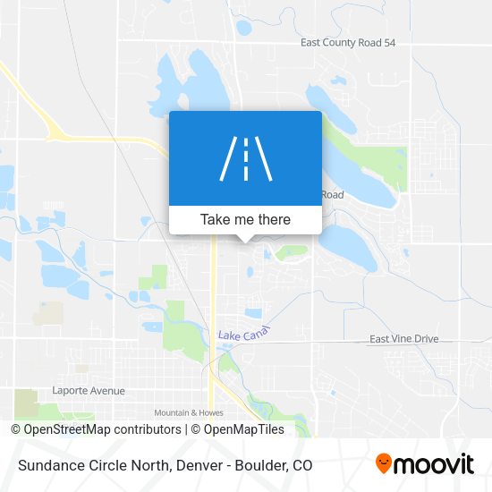 Mapa de Sundance Circle North