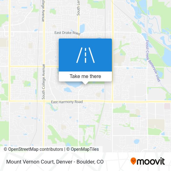 Mount Vernon Court map