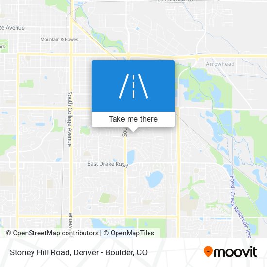 Stoney Hill Road map