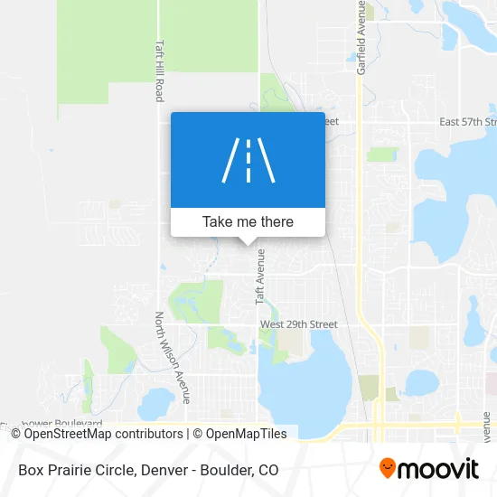 Box Prairie Circle map