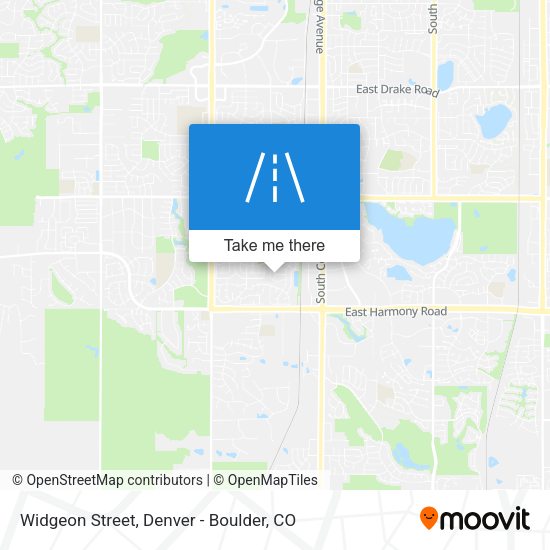 Mapa de Widgeon Street