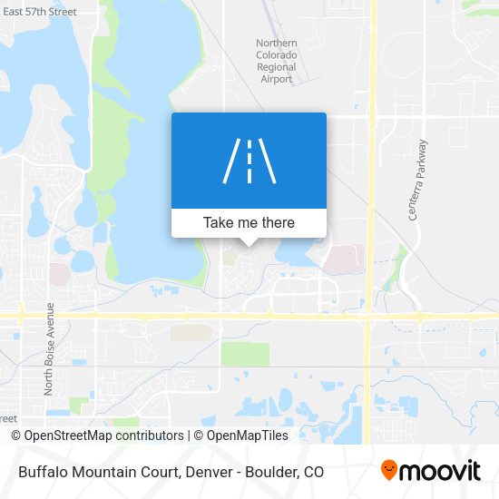Mapa de Buffalo Mountain Court