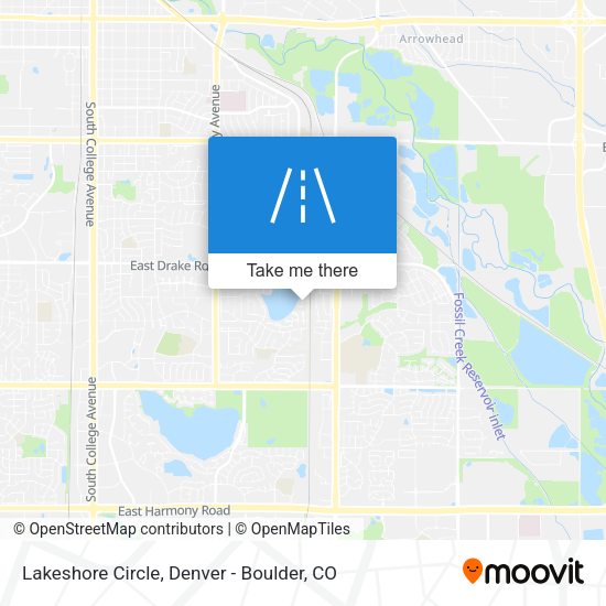 Lakeshore Circle map