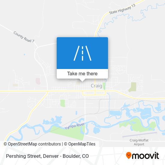 Mapa de Pershing Street