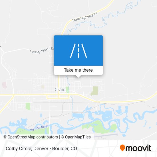 Colby Circle map