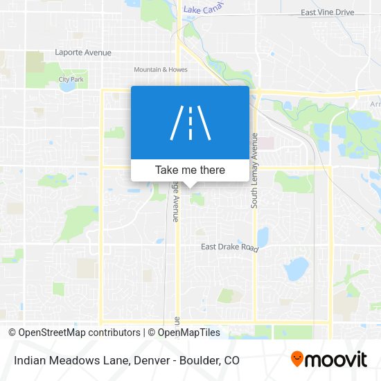 Mapa de Indian Meadows Lane