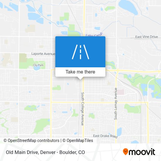 Mapa de Old Main Drive